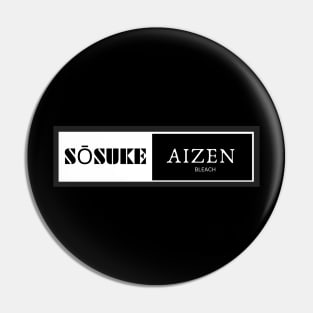 Sōsuke Aizen FanArt T-shirt Pin