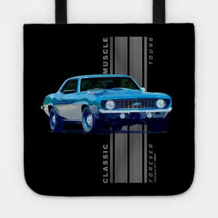 Camaro ZL1 Classic American Muscle Cars Vintage Tote