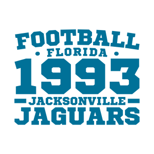 Football Florida 1993 Jacksonville Jaguars T-Shirt