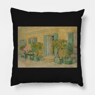 Exterior of a Restaurant in Asnières Pillow