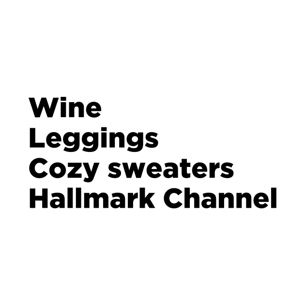 Countdown to Christmas with Wine, Leggings, Sweaters and Hallmark by We Love Pop Culture