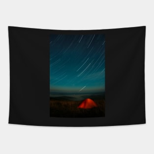 Tent under the stars Tapestry