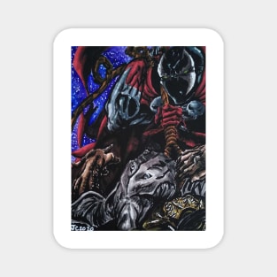 Spawn "Strange Fruit" portrait (original) Magnet