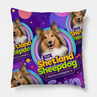 Shetland sheepdog v2 Pillow