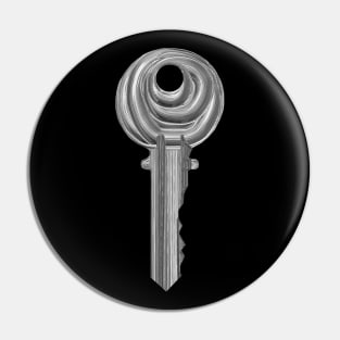 Silver Key to your Future Pin