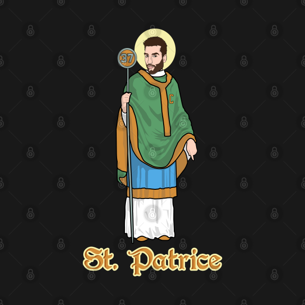 Discover Saint Patrice *Updated Captains Patch - Boston Bruins - T-Shirt