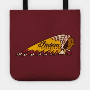 Retro Indian Motorcycle Sign Tote