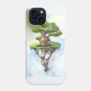 dreamy bonsai on a floating island Phone Case