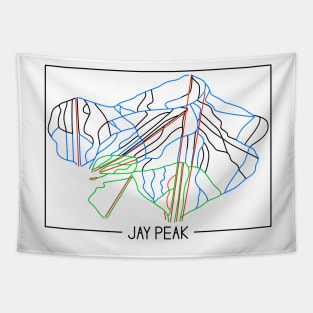 Jay Peak Trail Rating Trail Map Tapestry