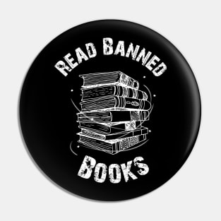 Read Banned Books, Teacher Librarian Gift, Pin