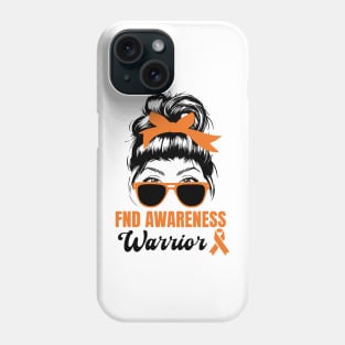 Functional Neurological Disorder Awareness Day Messy Bun Phone Case