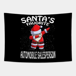 Santas Favorite Automobile Salesperson Christmas Tapestry