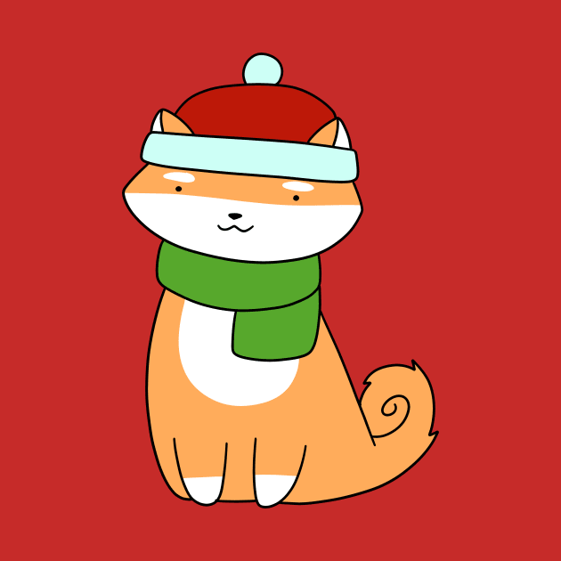 Winter Shiba by saradaboru