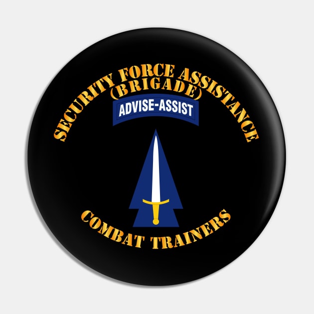 T-Shirt - Army - 1st Security Force Assistance Bde - SSI Pin by twix123844