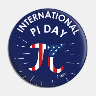 International Pi Day Pin