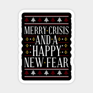 Merry Crisis Christmas 2020 Christmas saying Magnet