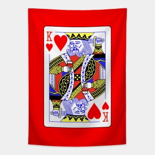 Leo King of Hearts Tapestry