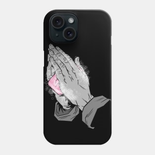 Notice: Wash Hands Before Returning To Prayer Phone Case