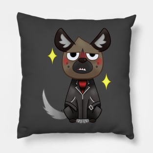 Metal hyena Pillow