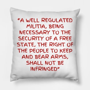 2nd amendment Pillow