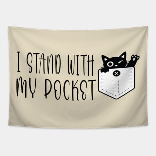 I stand with my pocket Tapestry