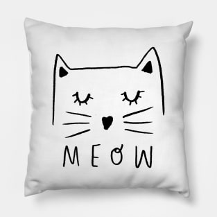 Meow Cat Pillow