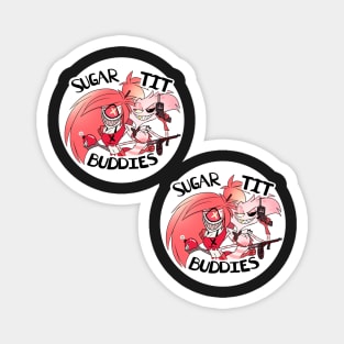 Angel Dust and Cherry Bomb Sticker BUDDY PACK Magnet