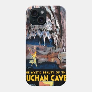 Vintage Travel Poster Buchan Caves Australia Phone Case