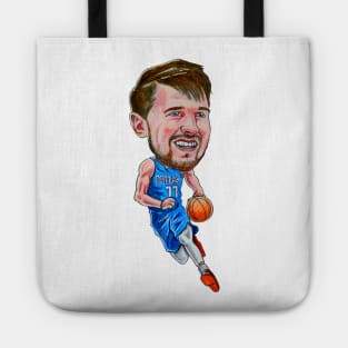 Luka Doncic Caricature Tote