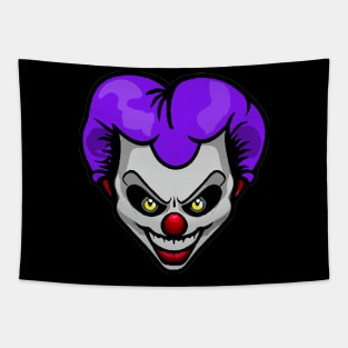 Creepy Clown Tapestry