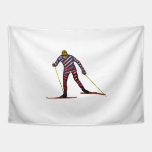 Cross country skiing Tapestry