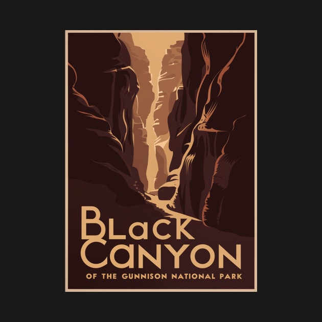 Black Canyon National Park Poster by Perspektiva