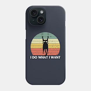 Cat I Do What I Want Phone Case