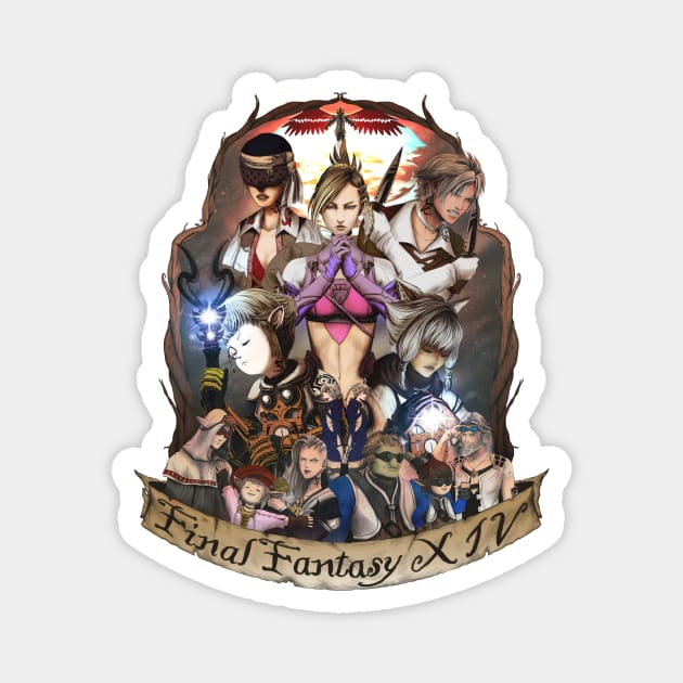Final Fantasy XIV Magnet by LirhyaPetitPain