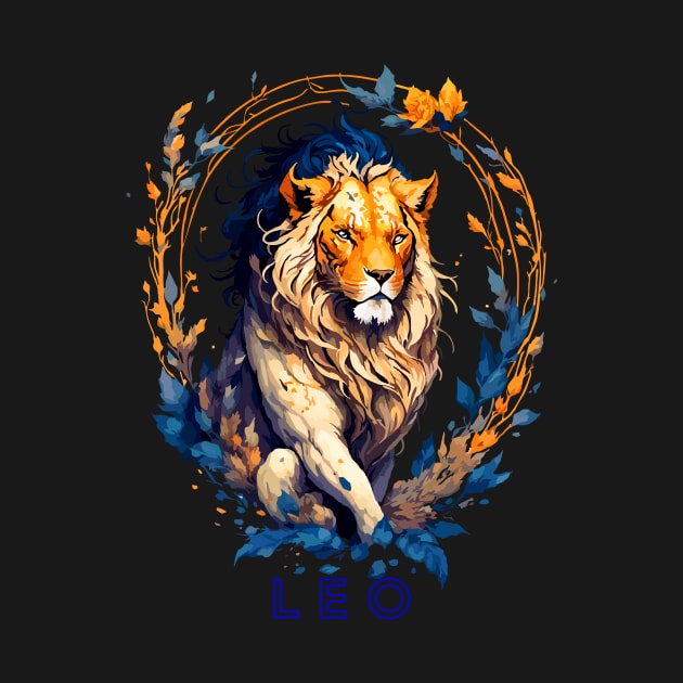 Zodiac sign Leo T-shirt by Emotiondesign