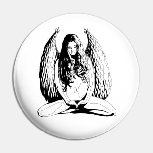 Girl With Wings Pin