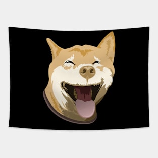 Smiling Dog Tapestry