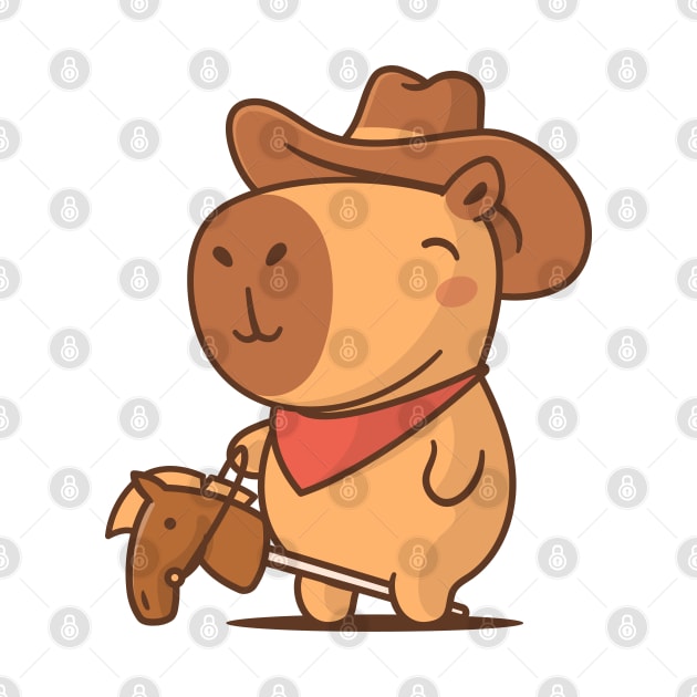 Capybara Cowboy by zoljo