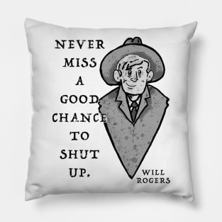 Will Rogers Pillow