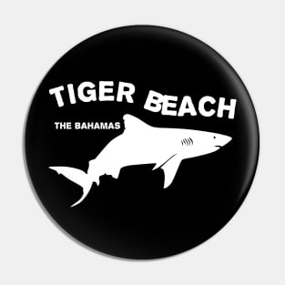 Swimming with Sharks at Tiger Beach - Grand Bahama Island - the Bahamas Pin