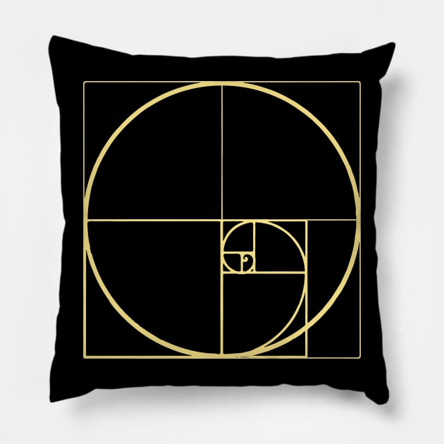 Golden Ratio circle Pillow by Lamink