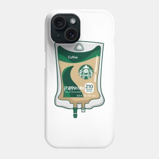 Chilled Coffee Drink IV Bag for medical and nursing students, nurses, doctors, and health workers who are coffee lovers Phone Case