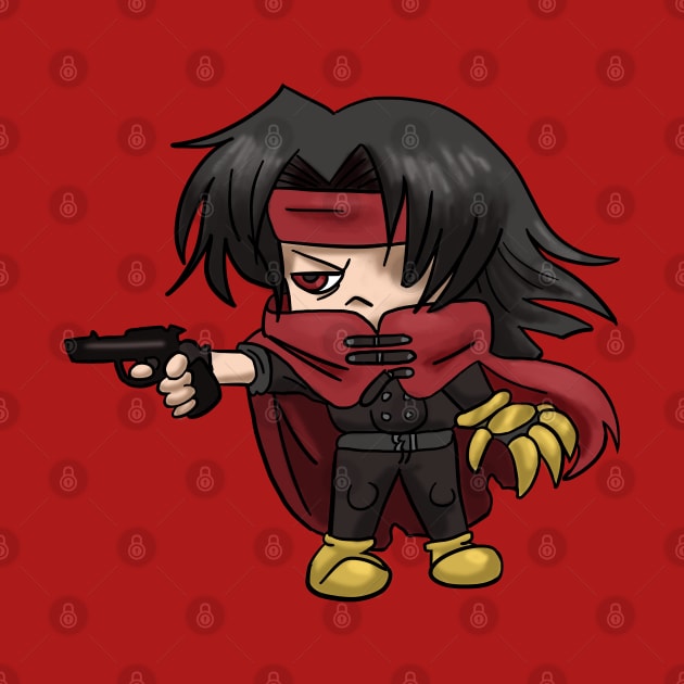 Vincent Valentine Chibi Final Fantasy 7 by Gamers Utopia