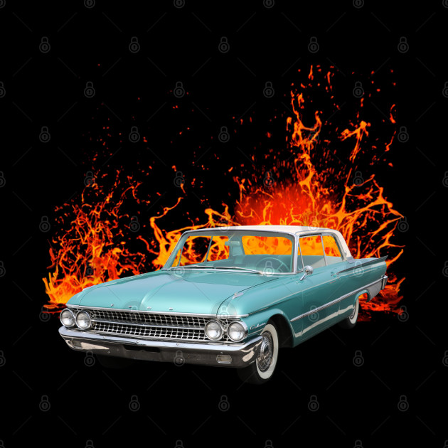 1961 Ford Fairlane Galaxie 500 in our lava series - Galaxie 500 - Phone Case