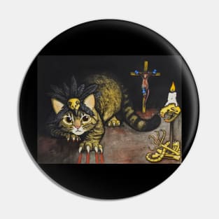 The Executioner - Cat Painting Pin