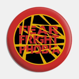 Fear Fright Phobia captured Pin