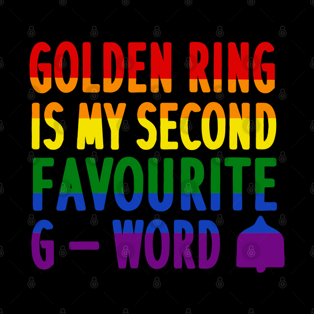 Golden Bell Christmas X-mas Pride Gay by FindYourFavouriteDesign