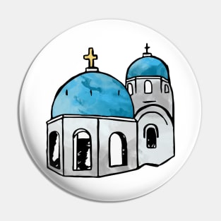 Santorini Greece Pin