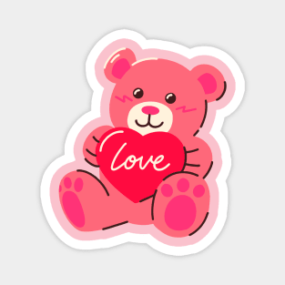 I love you Beary much! Magnet