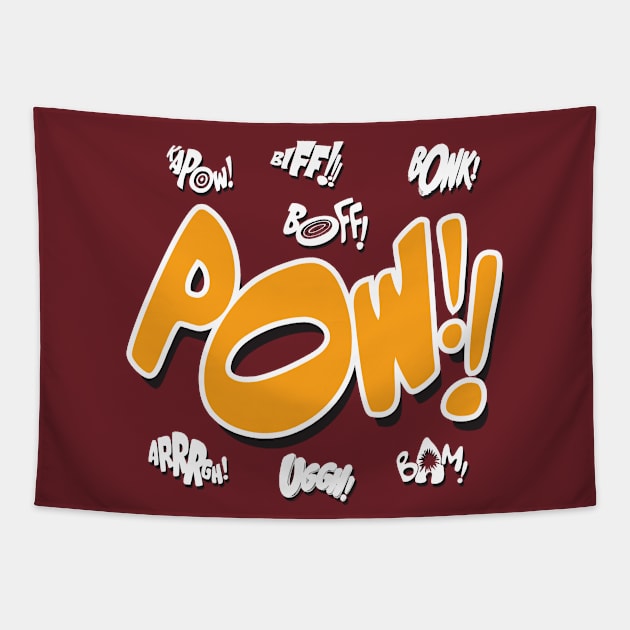 POW! Tapestry by brendanjohnson